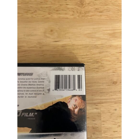 Quantum Of Solace 007 James Bond 2008 DVD Daniel Craig Action Thriller Pre-Owned - Picture 4 of 4